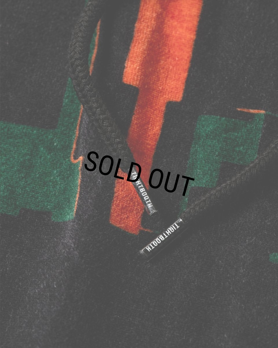 画像4: 【30%OFF】TIGHTBOOTH/NOISE VELOUR HOODIE（Noise）［ノイズベロアフーディー-25秋冬］ (4)