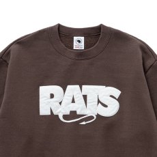 画像2: RATS/BOX LOGO SWEAT（BROWN）［ボックスロゴスウェット-25秋冬］ (2)