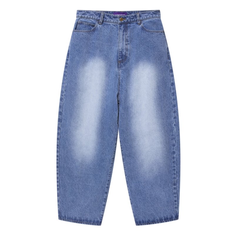 画像1: BlackEyePatch/B EMBLEM EXTRA BAGGY JEANS（INDIGO）