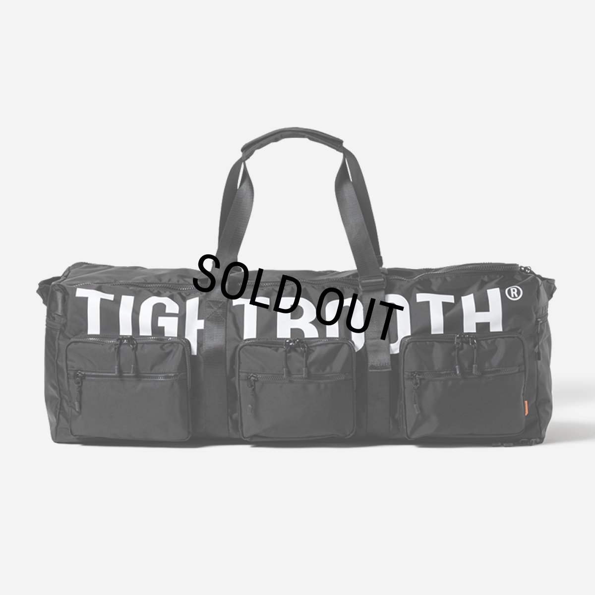 画像1: 【30%OFF】TIGHTBOOTH/LOGO DUFFLE BAG（Black）［ロゴダッフルバッグ-25秋冬］ (1)