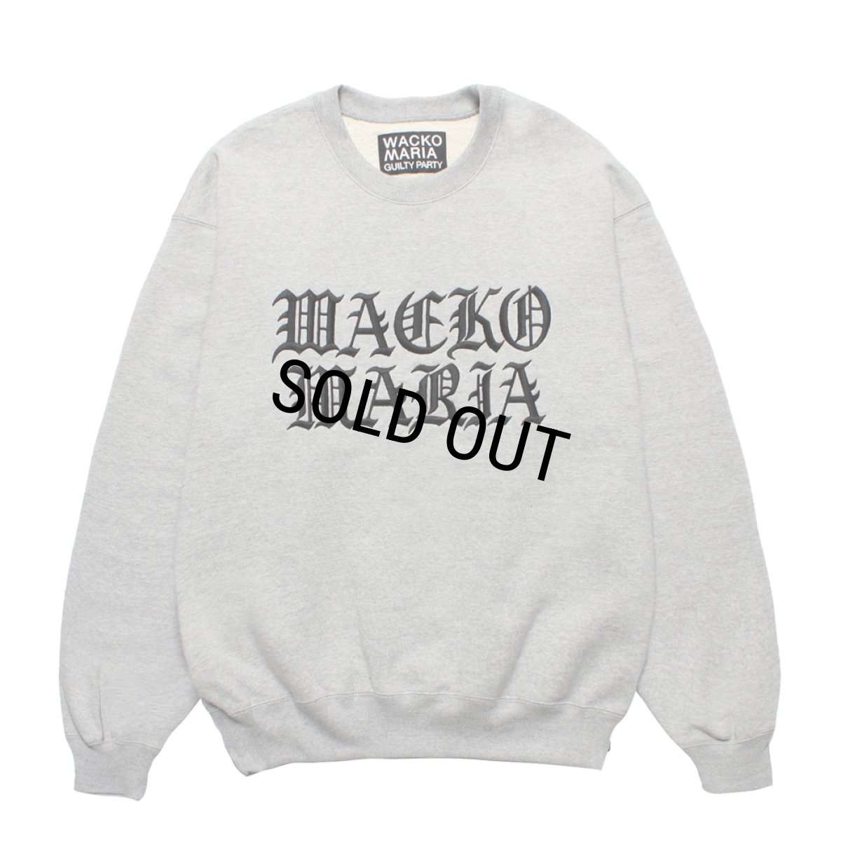 画像1: WACKO MARIA/HEAVY WEIGHT SWEAT SHIRT（GRAY）［クルーネックスウェット-25秋冬］ (1)