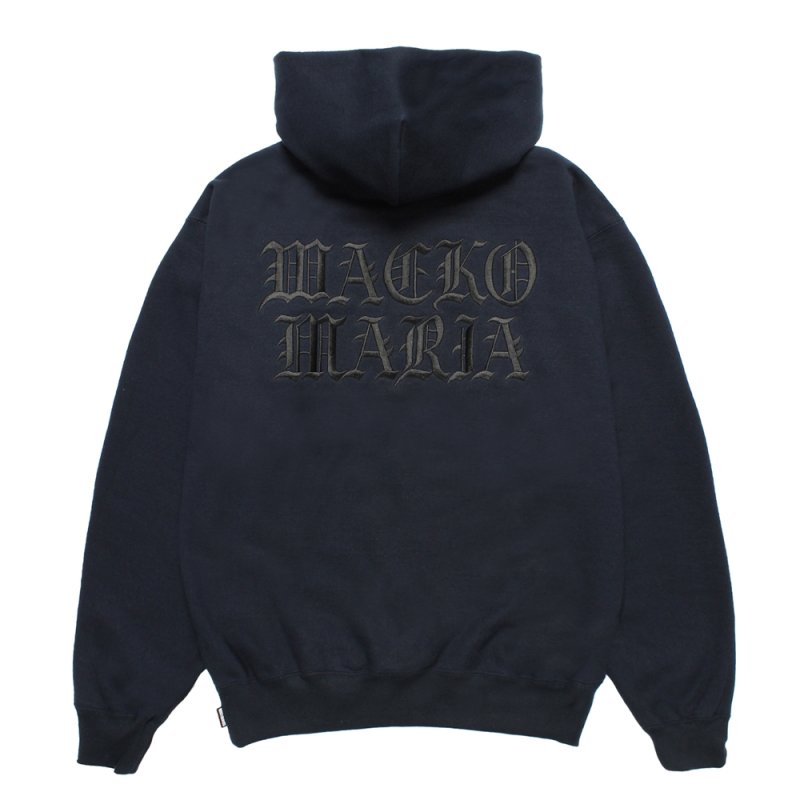 画像2: WACKO MARIA/HEAVY WEIGHT HOODED SWEAT SHIRT（NAVY）［プルオーバーパーカー-25秋冬］