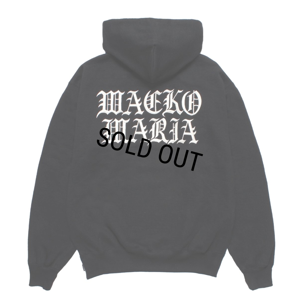 画像2: WACKO MARIA/HEAVY WEIGHT HOODED SWEAT SHIRT（BLACK）［プルオーバーパーカー-25秋冬］ (2)