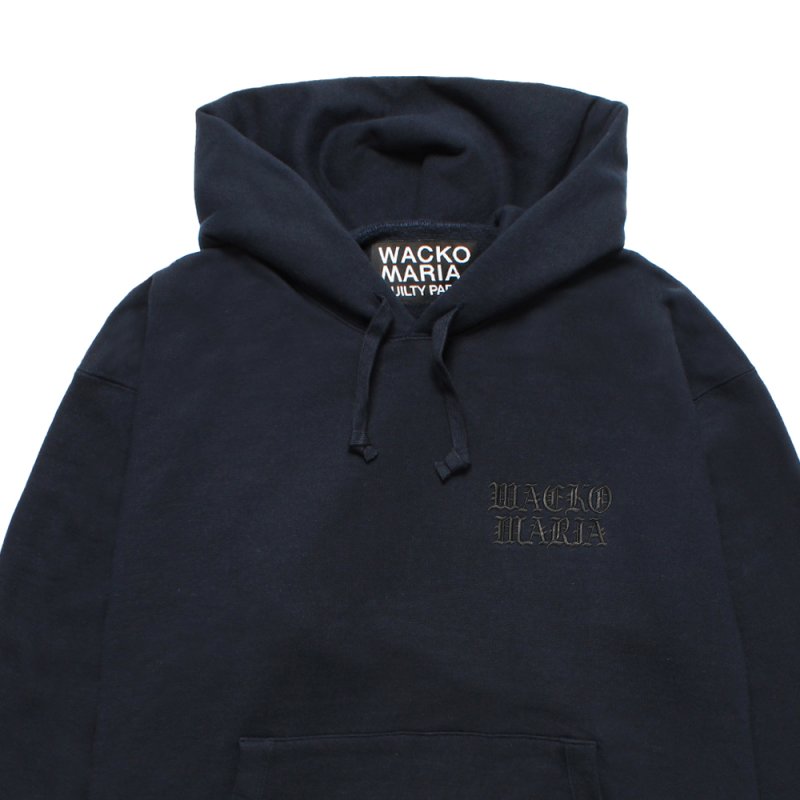 画像3: WACKO MARIA/HEAVY WEIGHT HOODED SWEAT SHIRT（NAVY）［プルオーバーパーカー-25秋冬］