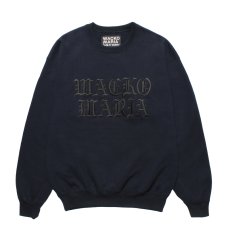画像1: WACKO MARIA/HEAVY WEIGHT SWEAT SHIRT（NAVY）［クルーネックスウェット-25秋冬］ (1)