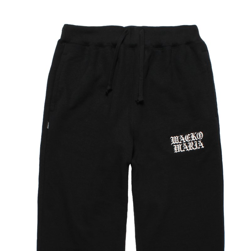 画像2: WACKO MARIA/HEAVY WEIGHT SWEAT PANTS（BLACK）［スウェットパンツ-25秋冬］