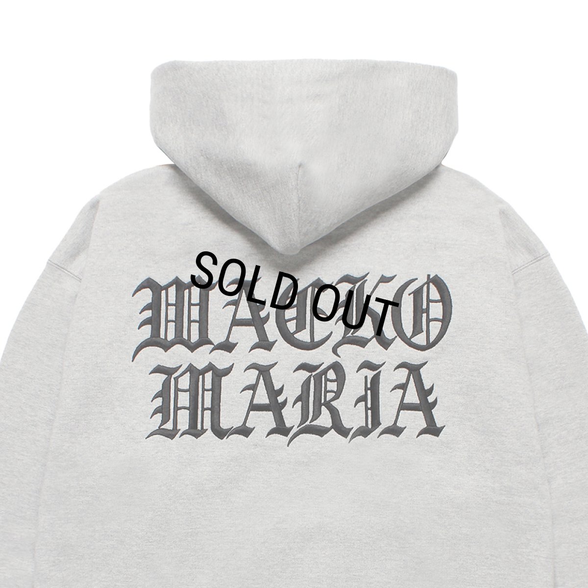 画像4: WACKO MARIA/HEAVY WEIGHT ZIP UP HOODED SWEAT SHIRT（GRAY）［ジップアップパーカー-25秋冬］ (4)