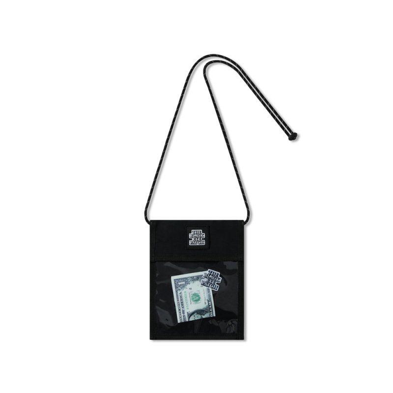 画像1: BlackEyePatch/SMALL OG DOLLAR BILL NECK POUCH（BLACK）