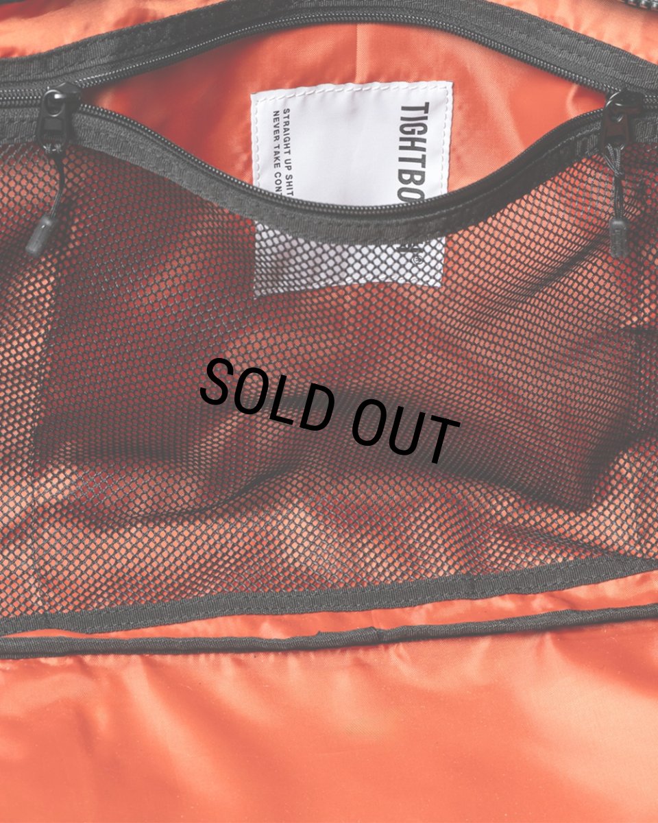 画像14: 【30%OFF】TIGHTBOOTH/LOGO DUFFLE BAG（Black）［ロゴダッフルバッグ-25秋冬］ (14)
