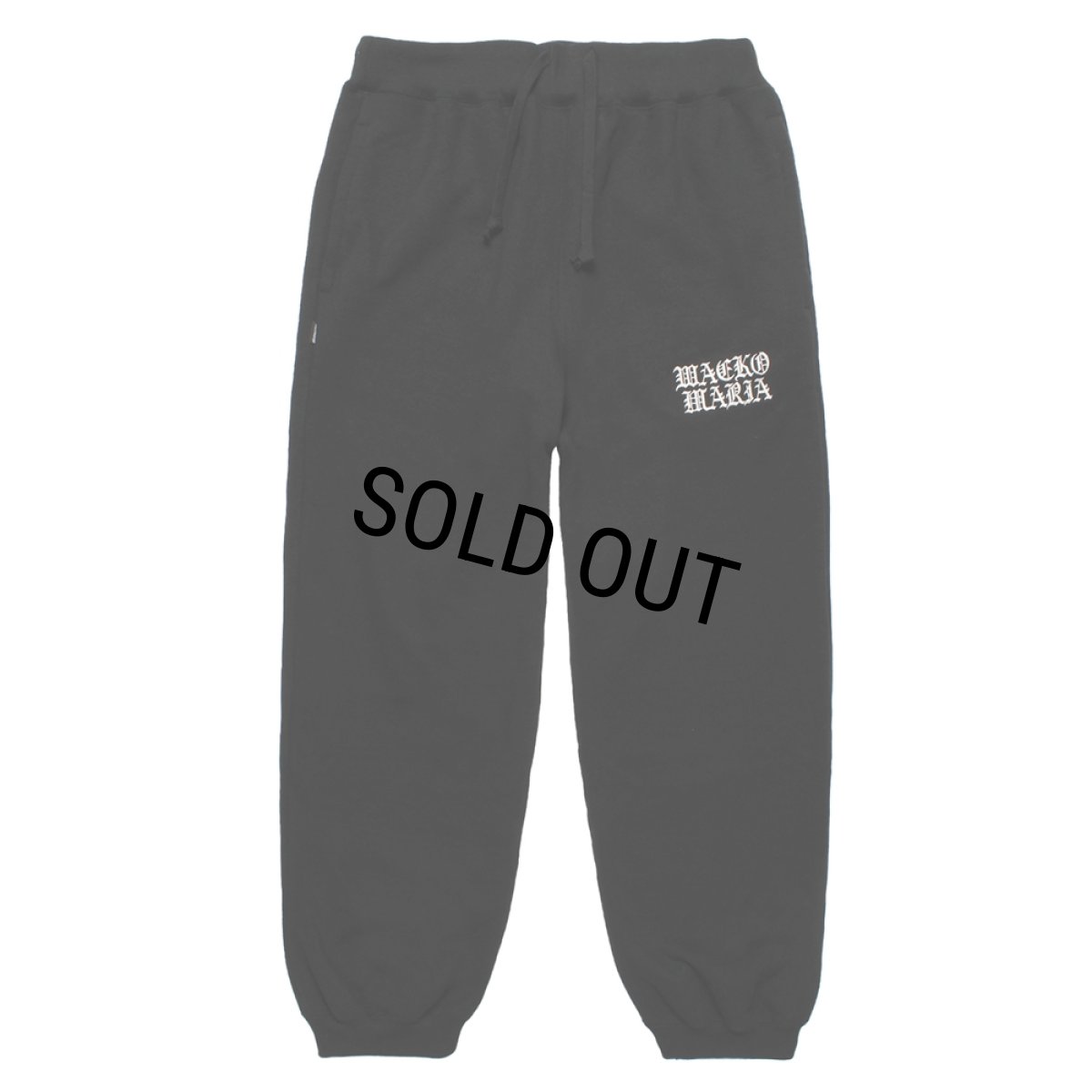 画像1: WACKO MARIA/HEAVY WEIGHT SWEAT PANTS（BLACK）［スウェットパンツ-25秋冬］ (1)