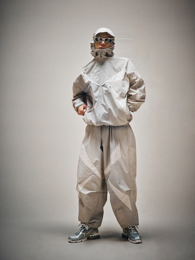 画像3: TIGHTBOOTH/TRIANGLE BALLOON PANTS（Grey）［トライアングルバルーンパンツ-25秋冬］