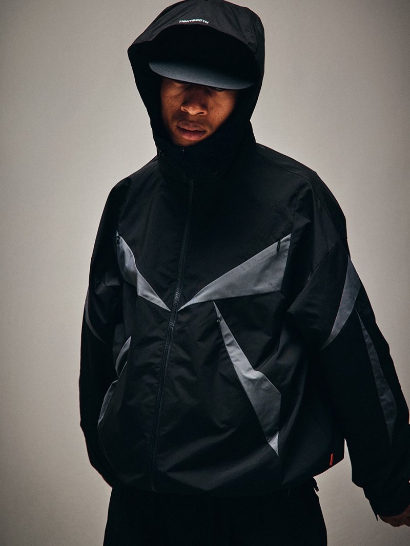 画像3: TIGHTBOOTH/TRIANGLE JACKET（Black）［トライアングルJKT-25秋冬］
