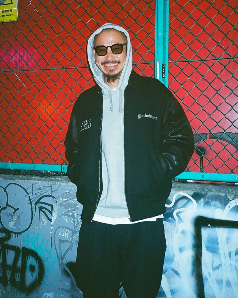 画像3: WACKO MARIA/LEATHER VARSITY JACKET（BLACK）［レザーヴァーシティJKT-25秋冬］