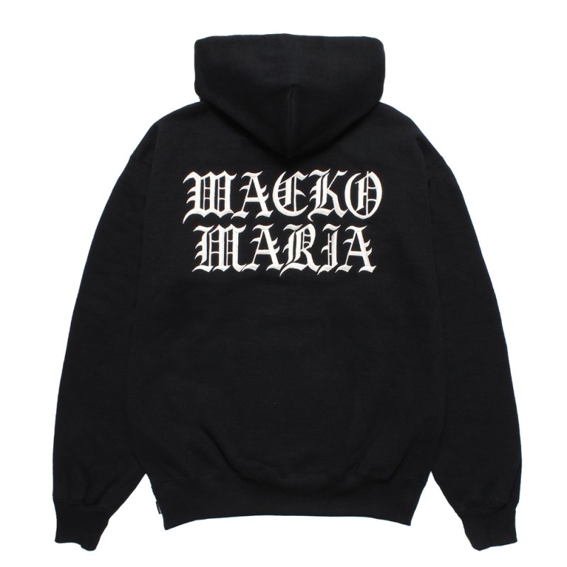 画像2: WACKO MARIA/HEAVY WEIGHT HOODED SWEAT SHIRT（BLACK）［プルオーバーパーカー-25秋冬］