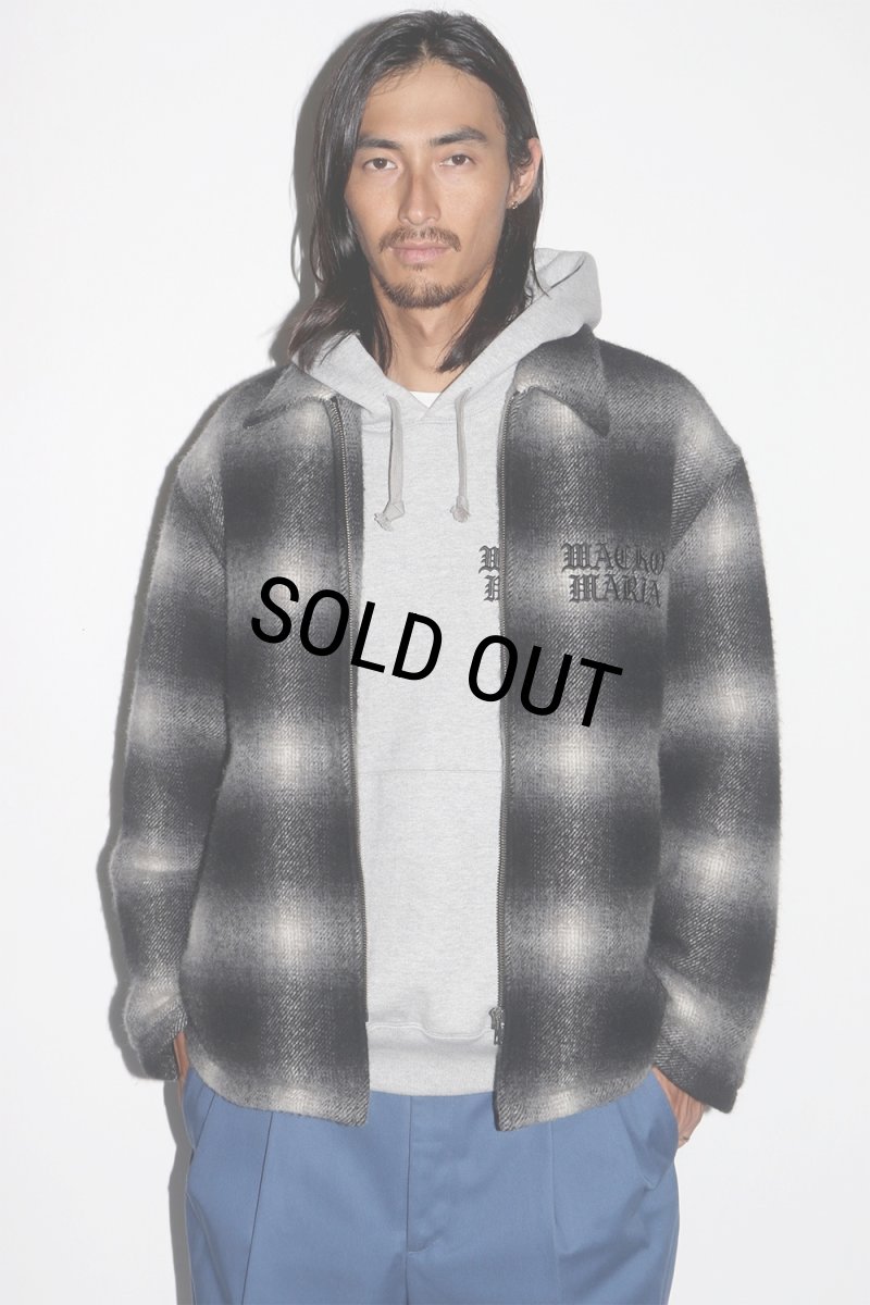画像5: WACKO MARIA/WOOL OMBRE CHECK 50'S JACKET（OFF WHITE）［ウールオンブレチェック50'S JKT-25秋冬］ (5)