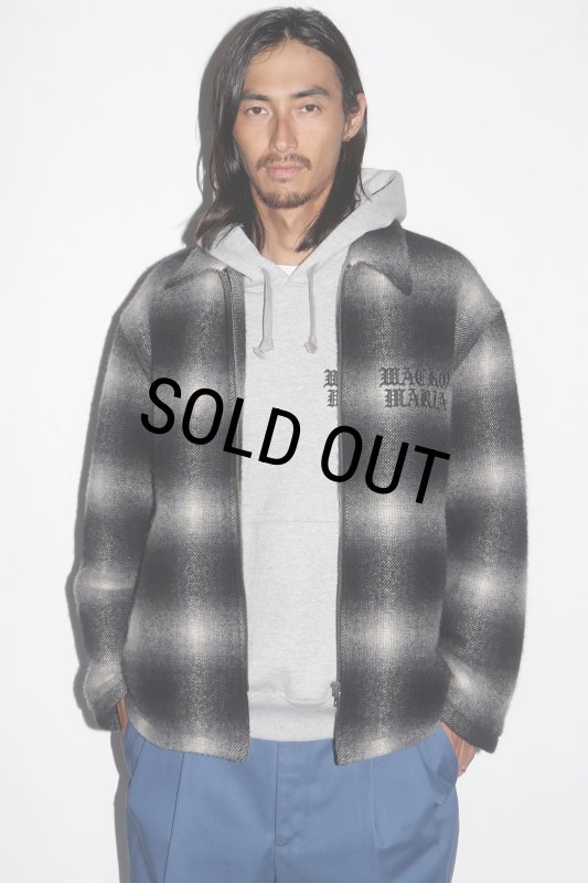 WACKO MARIA/WOOL OMBRE CHECK 50'S JACKET（OFF WHITE）［ウール