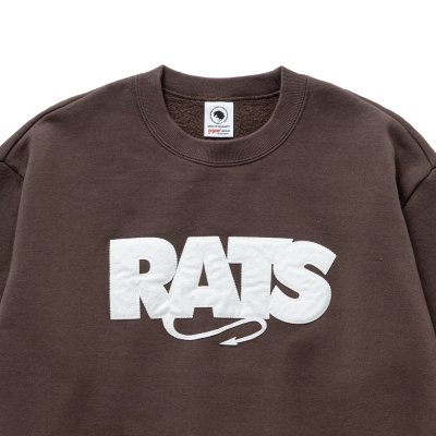 画像2: RATS/BOX LOGO SWEAT（BROWN）［ボックスロゴスウェット-25秋冬］