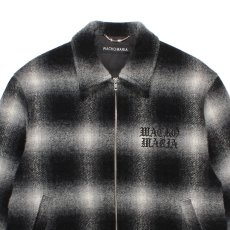 画像2: WACKO MARIA/WOOL OMBRE CHECK 50'S JACKET（OFF WHITE）［ウールオンブレチェック50'S JKT-25秋冬］ (2)