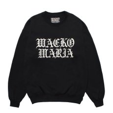 画像1: WACKO MARIA/HEAVY WEIGHT SWEAT SHIRT（BLACK）［クルーネックスウェット-25秋冬］ (1)