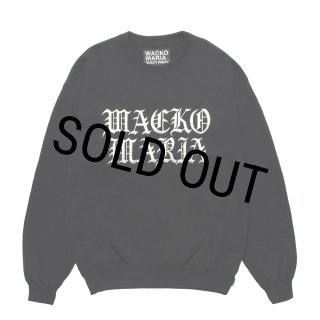 WACKO MARIA/HEAVY WEIGHT SWEAT SHIRT（BLACK）［クルーネック