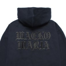 画像4: WACKO MARIA/HEAVY WEIGHT ZIP UP HOODED SWEAT SHIRT（NAVY）［ジップアップパーカー-25秋冬］ (4)