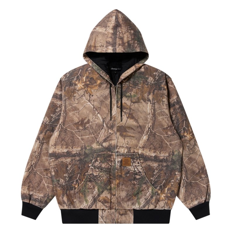 画像1: BlackEyePatch/WASHED HOODED DUCK JACKET（MULTI）