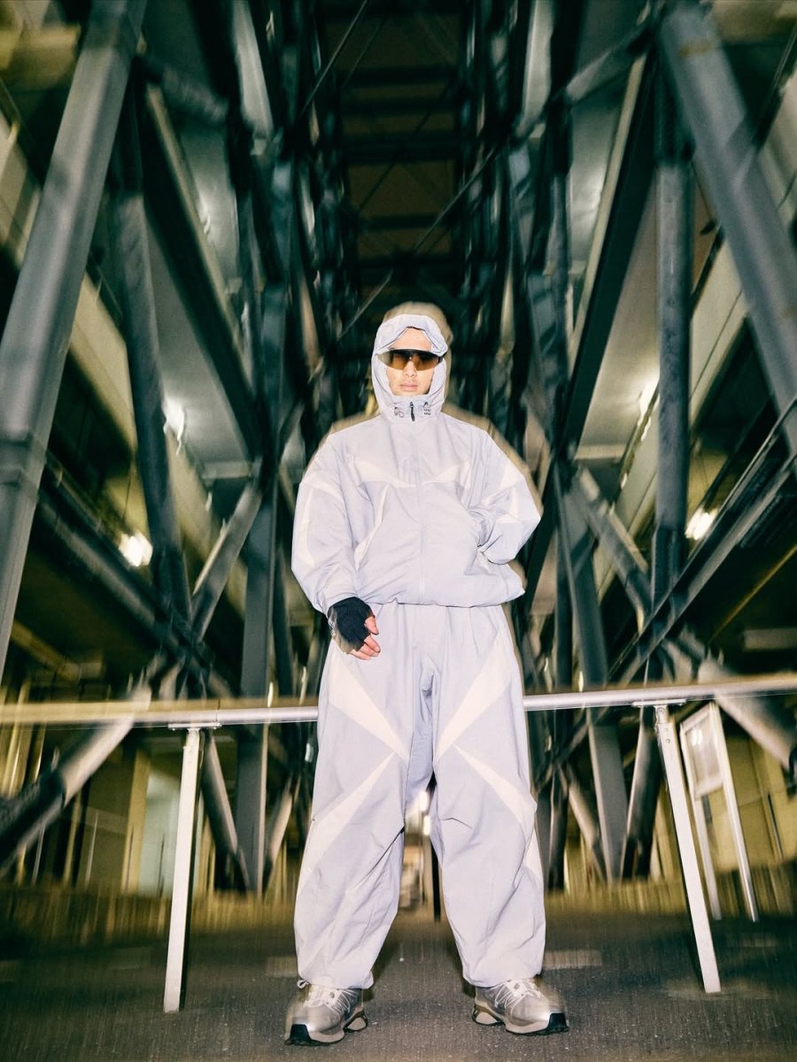 画像6: TIGHTBOOTH/TRIANGLE BALLOON PANTS（Grey）［トライアングルバルーンパンツ-25秋冬］ (6)