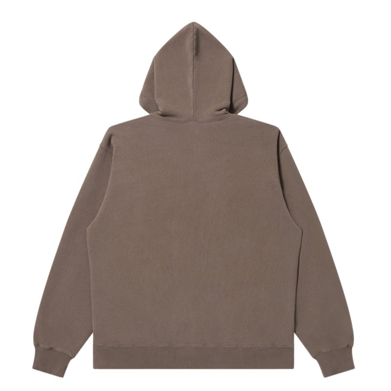 画像2: BlackEyePatch/REFLECTOR EMBROIDERED SMALL HWC ZIP HOODIE（BROWN）
