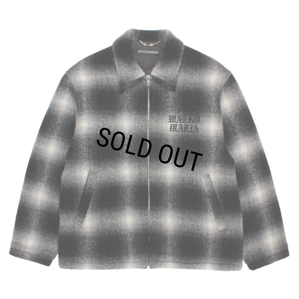 画像1: WACKO MARIA/WOOL OMBRE CHECK 50'S JACKET（OFF WHITE）［ウールオンブレチェック50'S JKT-25秋冬］ (1)