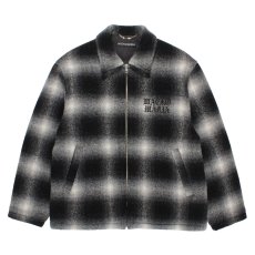 画像1: WACKO MARIA/WOOL OMBRE CHECK 50'S JACKET（OFF WHITE）［ウールオンブレチェック50'S JKT-25秋冬］ (1)