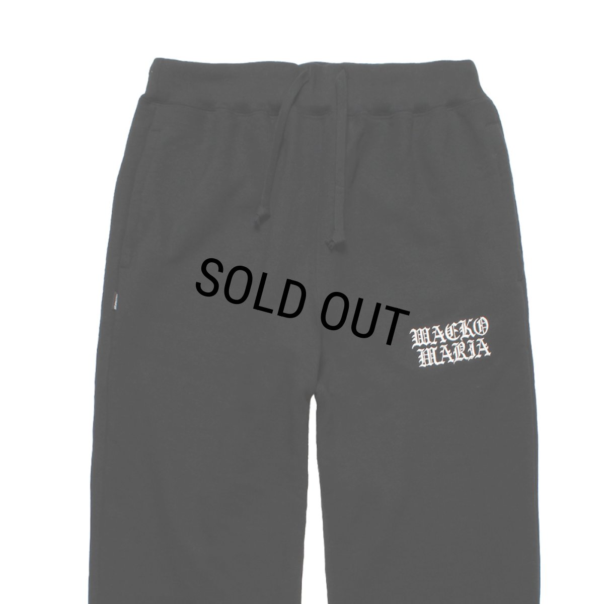 画像2: WACKO MARIA/HEAVY WEIGHT SWEAT PANTS（BLACK）［スウェットパンツ-25秋冬］ (2)