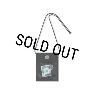 BlackEyePatch/SMALL OG DOLLAR BILL NECK POUCH（BLACK） - JONAS