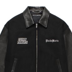 画像3: WACKO MARIA/LEATHER VARSITY JACKET（BLACK）［レザーヴァーシティJKT-25秋冬］ (3)