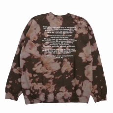 画像2: exodus/Ain't No Sunshine TIE DYE SWEAT（BROWN）［タイダイクルーネックスウェット-25秋冬］ (2)