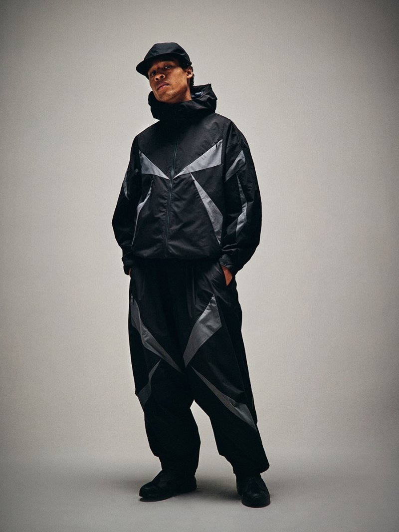 画像3: TIGHTBOOTH/TRIANGLE BALLOON PANTS（Black）［トライアングルバルーンパンツ-25秋冬］