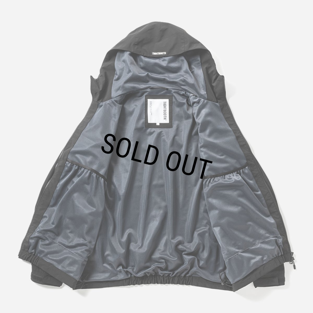 画像2: 【30%OFF】TIGHTBOOTH/TRIANGLE JACKET（Black）［トライアングルJKT-25秋冬］ (2)