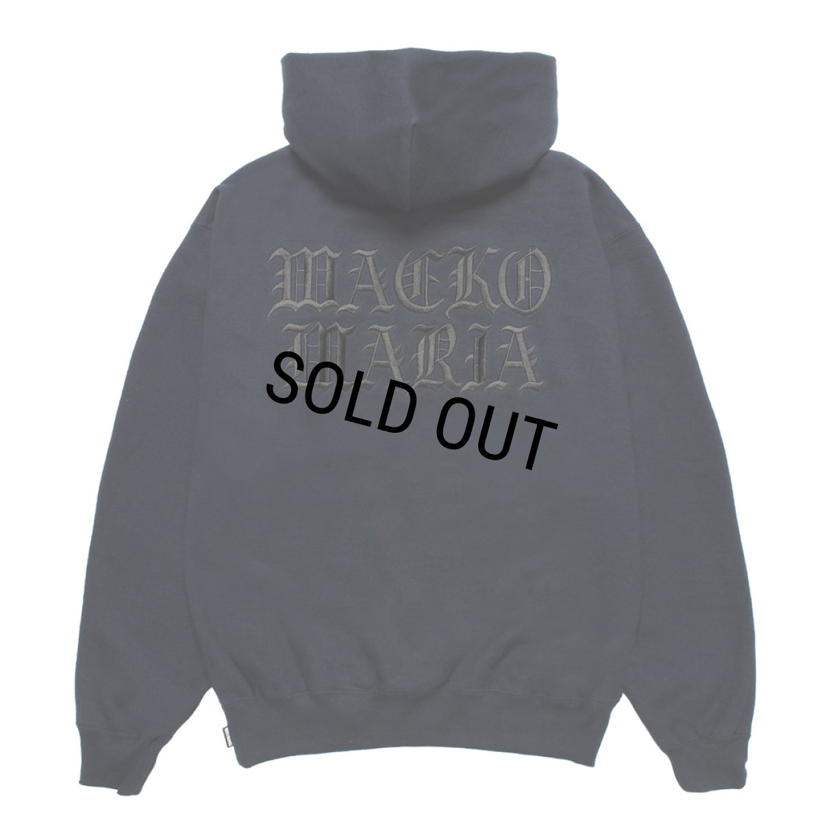 画像2: WACKO MARIA/HEAVY WEIGHT ZIP UP HOODED SWEAT SHIRT（NAVY）［ジップアップパーカー-25秋冬］ (2)
