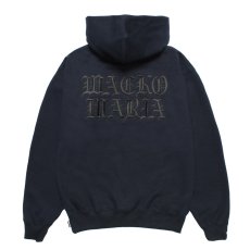 画像2: WACKO MARIA/HEAVY WEIGHT ZIP UP HOODED SWEAT SHIRT（NAVY）［ジップアップパーカー-25秋冬］ (2)
