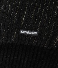 画像3: WACKO MARIA/GLITTER KNIT SWEATER（BLACK/GOLD）［グリッターニットセーター-25秋冬］ (3)