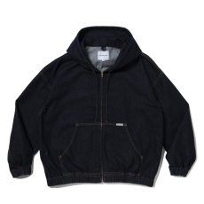 画像1: COOTIE PRODUCTIONS/12.5oz Denim Zip Up Hooded Jacket（Indigo）［デニムジップアップフーデッドJKT-25秋冬］ (1)
