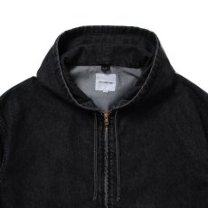 画像2: COOTIE PRODUCTIONS/12.5oz Denim Zip Up Hooded Jacket（Black Fade）［デニムジップアップフーデッドJKT-25秋冬］ (2)