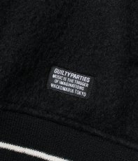 画像4: WACKO MARIA/WOOL MOHAIR VARSITY JACKET（BLACK）［ウールモヘアヴァーシティJKT-25秋冬］ (4)