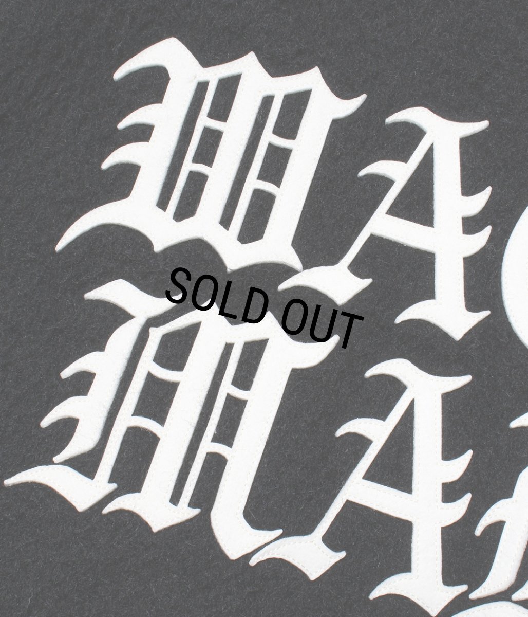 画像5: WACKO MARIA/WOOL MOHAIR VARSITY JACKET（BLACK）［ウールモヘアヴァーシティJKT-25秋冬］ (5)