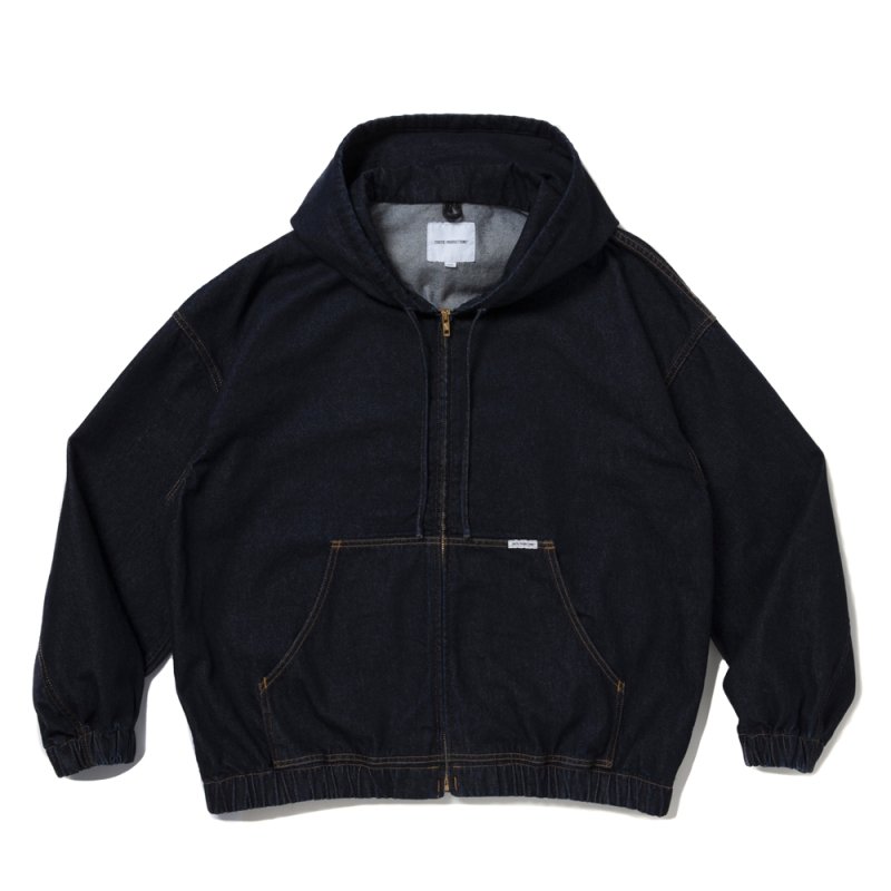 画像1: COOTIE PRODUCTIONS/12.5oz Denim Zip Up Hooded Jacket（Indigo）［デニムジップアップフーデッドJKT-25秋冬］