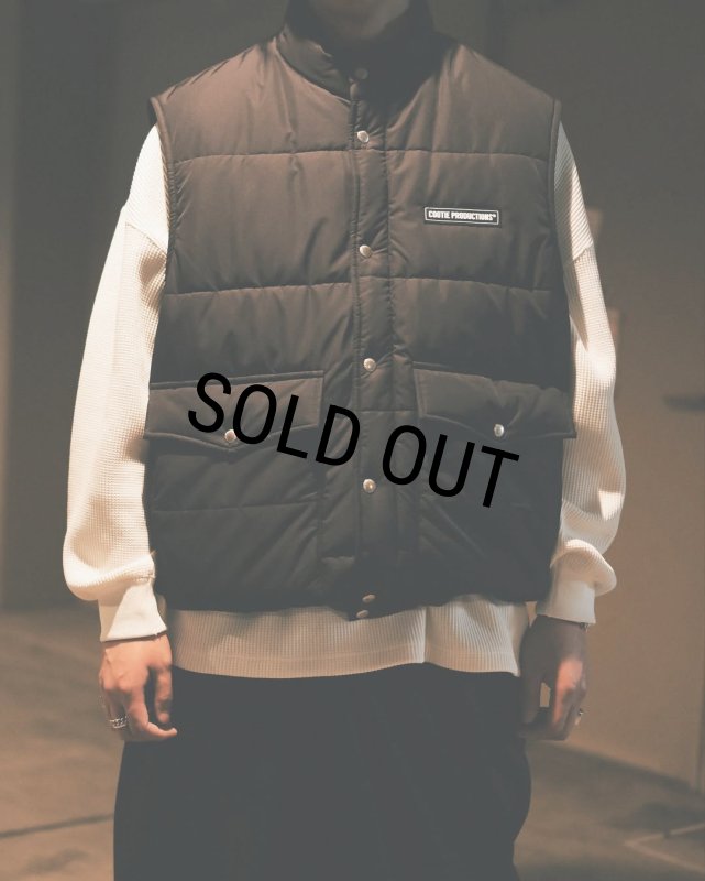 COOTIE PRODUCTIONS/Error Fit Padded Racing Vest（Black）［エラー