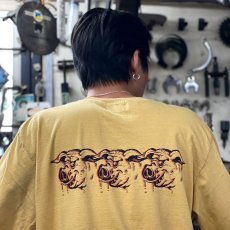 画像7: PORKCHOP/SCUM PORK L/S TEE（MUSTARD）［スカムポーク長袖T-25秋冬］ (7)