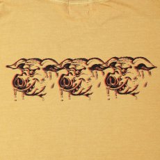 画像6: PORKCHOP/SCUM PORK L/S TEE（MUSTARD）［スカムポーク長袖T-25秋冬］ (6)