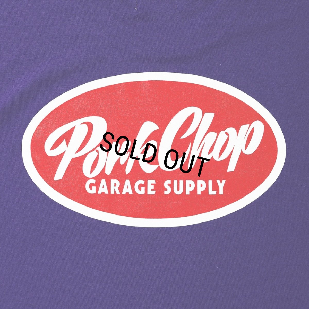 画像4: PORKCHOP/NC OVAL SCRIPT L/S TEE（PURPLE）［NCオーバルスクリプト長袖T-25秋冬］ (4)