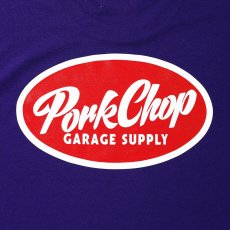 画像4: PORKCHOP/NC OVAL SCRIPT L/S TEE（PURPLE）［NCオーバルスクリプト長袖T-25秋冬］ (4)