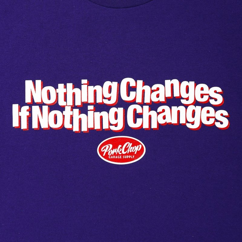 画像3: PORKCHOP/NC OVAL SCRIPT L/S TEE（PURPLE）［NCオーバルスクリプト長袖T-25秋冬］